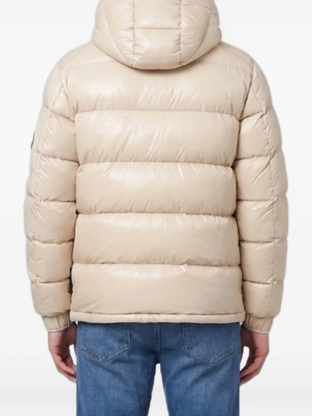 Herno hooded padded jacket Beige