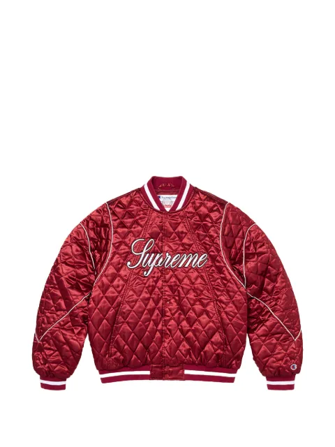 Supreme x Champion quilted bomber jacket