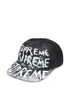 Supreme bandana-jacquard Denim Cap | Black | FARFETCH