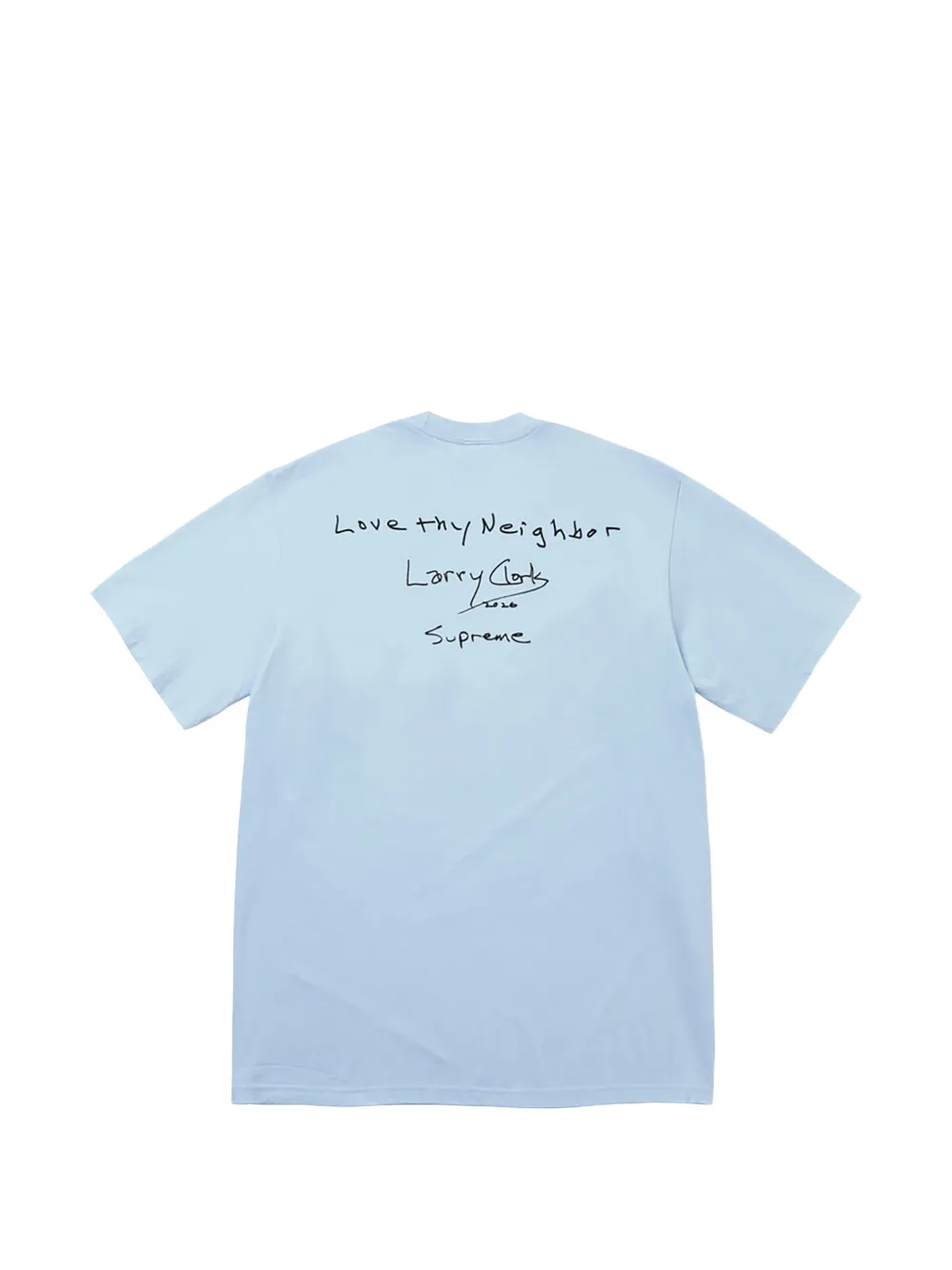 Supreme x Larry Clark Neighbor T-shirt Blauw