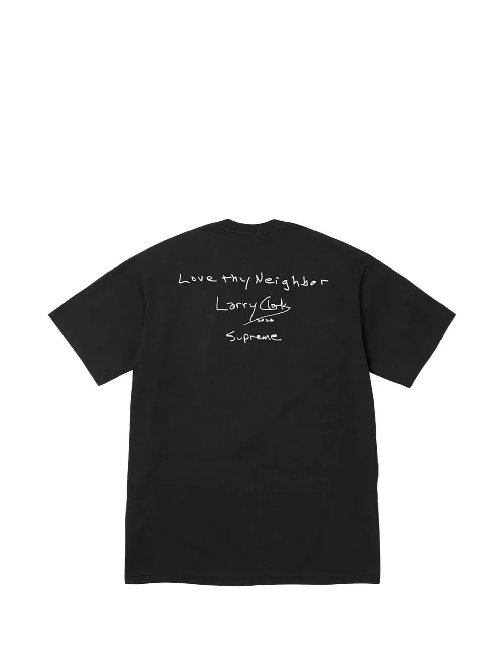 Supreme x Larry Clark Neighbors T-shirt Zwart
