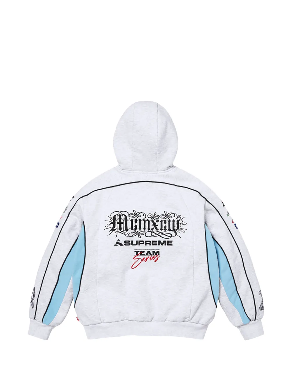 Supreme hoodie met rits Grijs