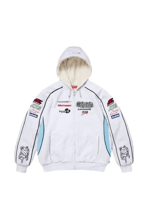 Supreme zip-up hoodie