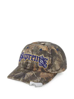 Supreme zip-pocket Camp Cap | Brown | FARFETCH
