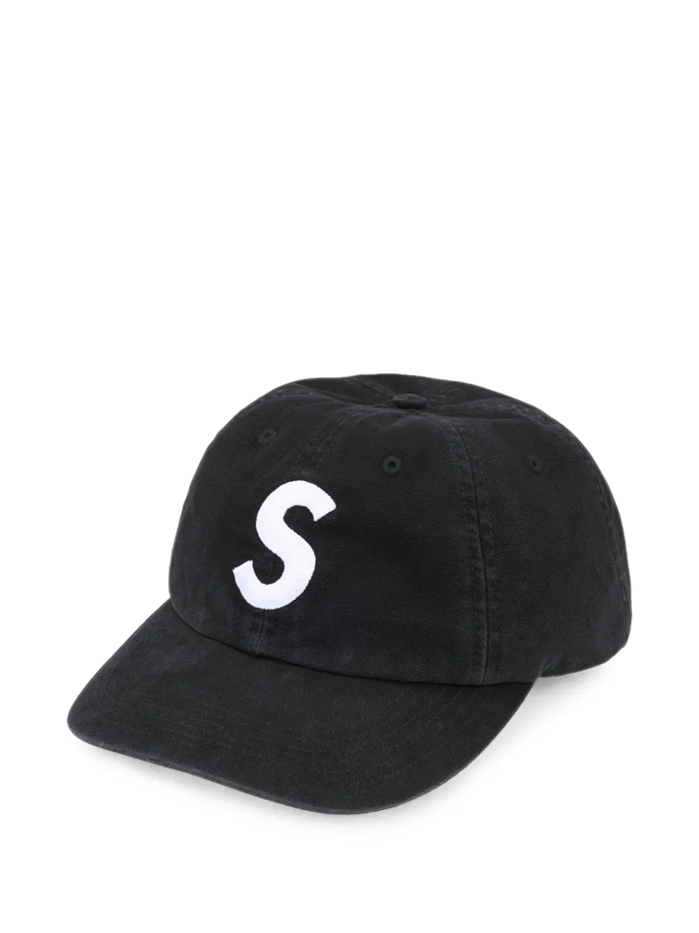 Supreme washed-canvas S logo cap