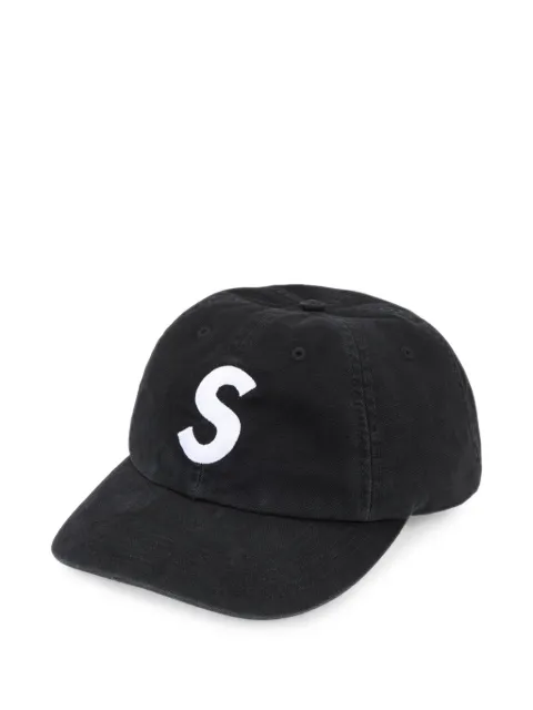 Supreme washed-canvas S logo cap