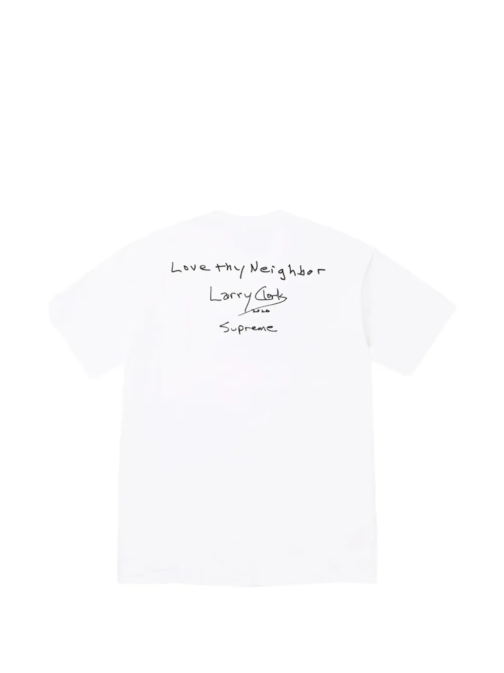 Supreme x Larry Clark T-shirt met grafische print Wit