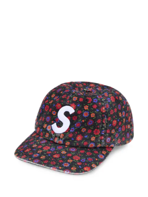 Supreme logo-embroidered cap
