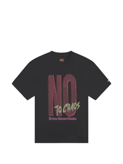 EVISU No To Chaos graphic-print T-shirt