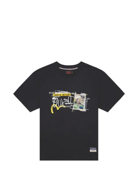 EVISU handwriting-print T-shirt