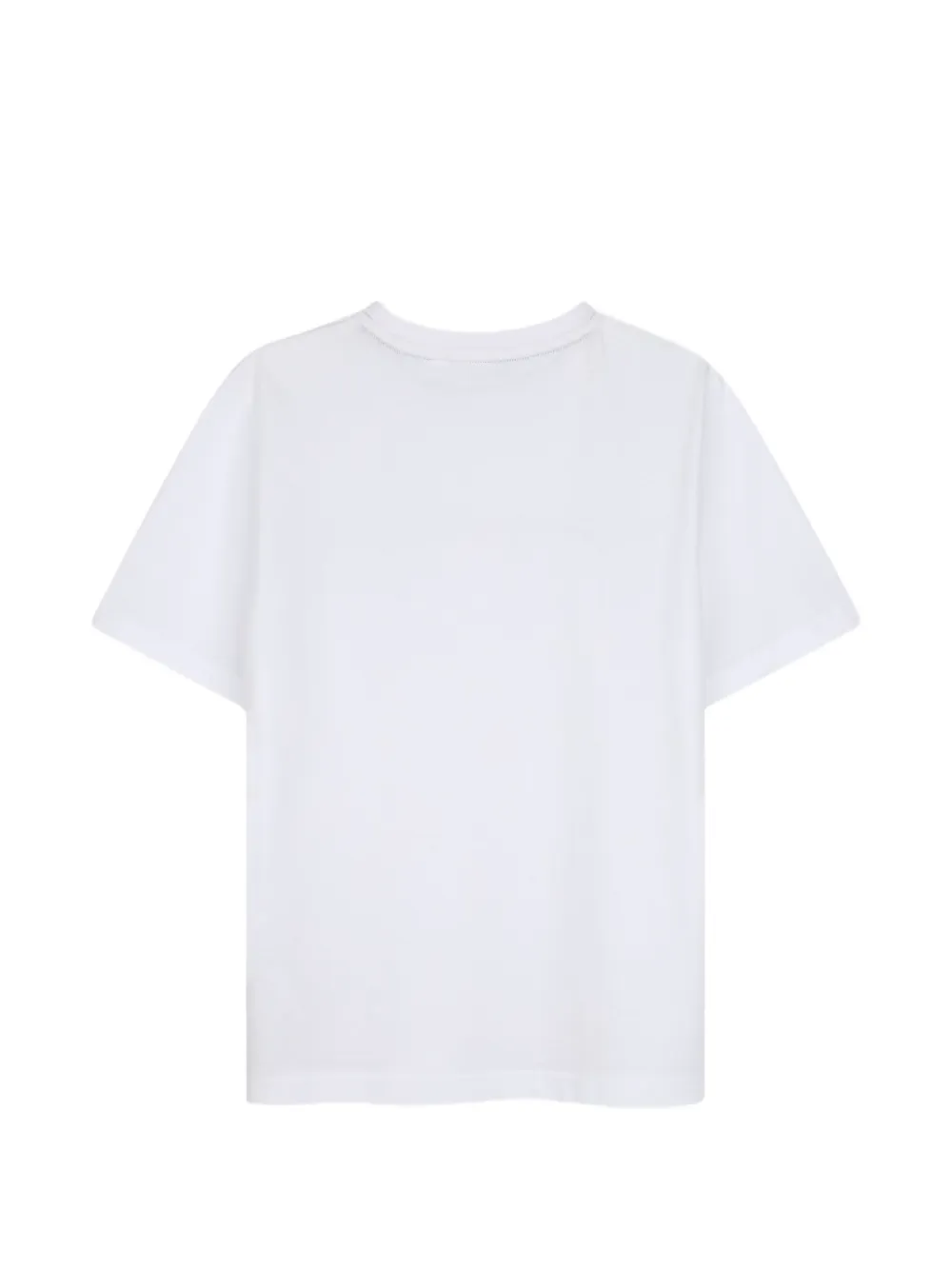BOSS Kidswear double-B logo-print T-shirt Wit