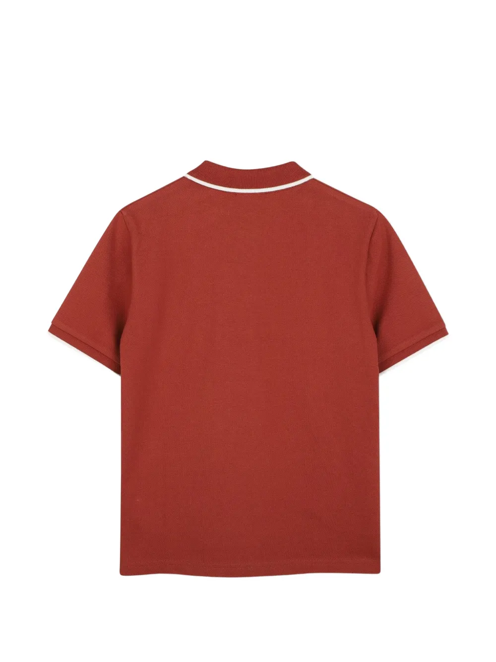 BOSS Kidswear Poloshirt met logoprint Rood