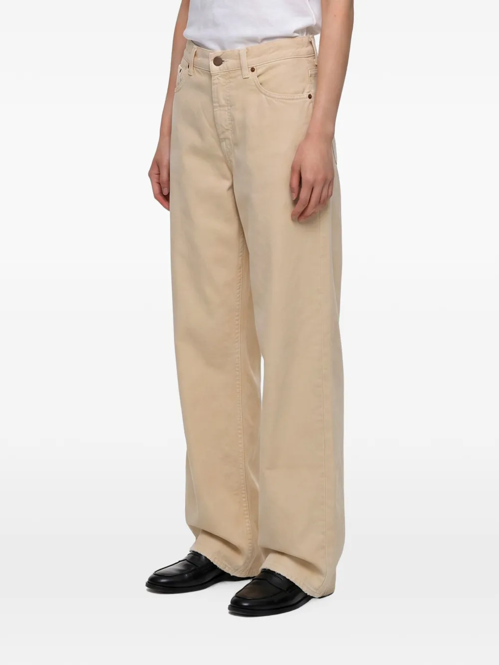 Haikure Bethany ribfluwelen broek Beige