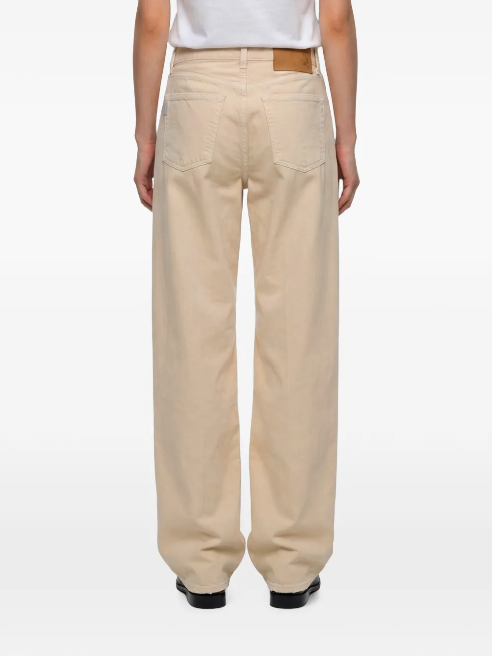 Haikure Bethany ribfluwelen broek Beige