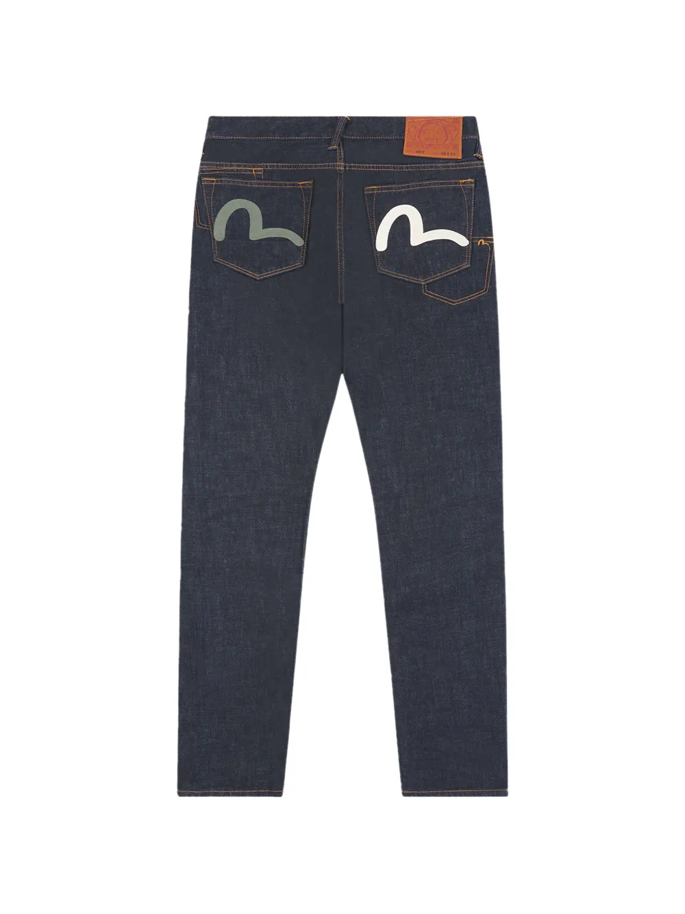 EVISU Jeans met zeemeeuw-print Blauw