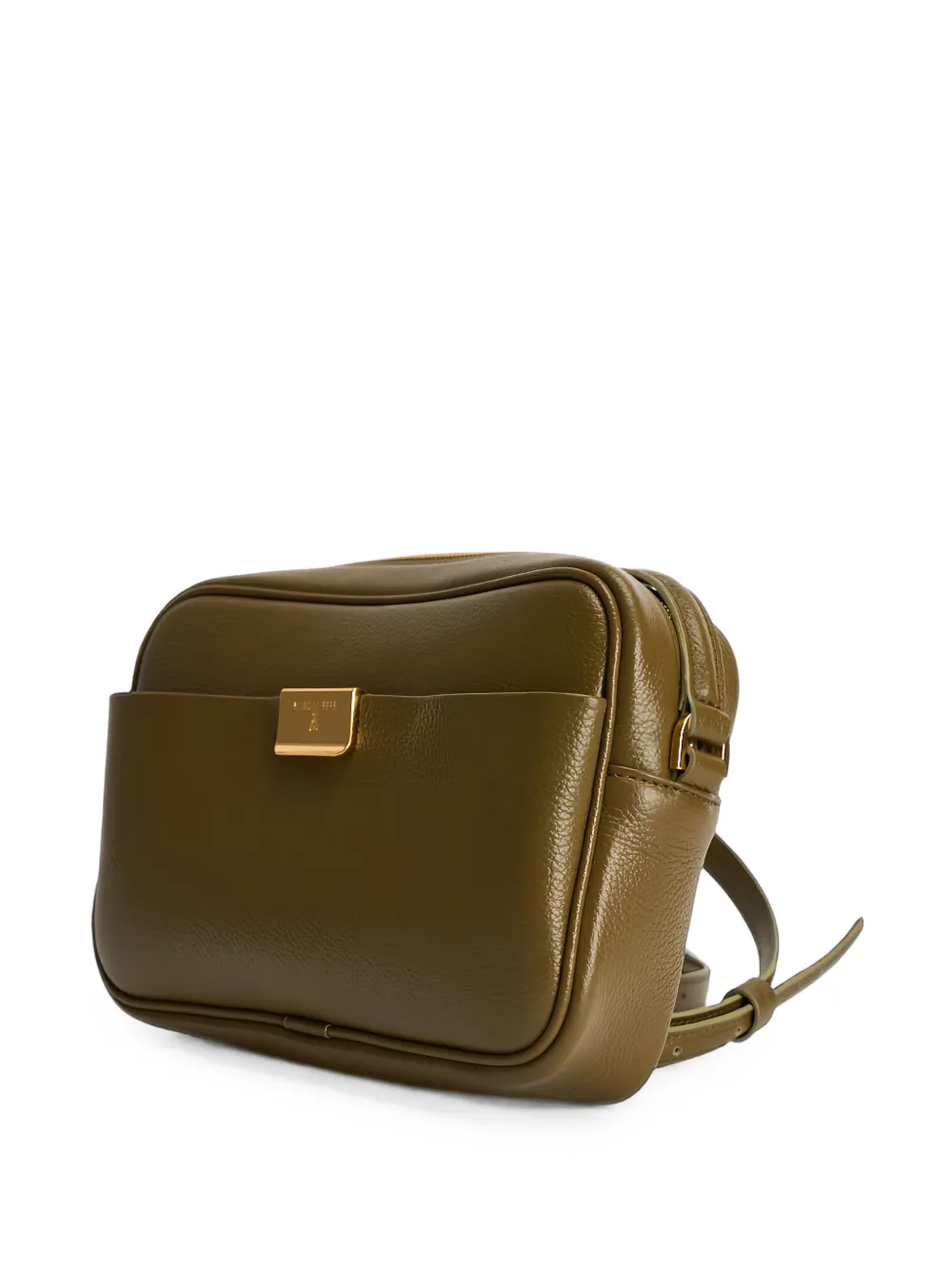 Patrizia Pepe All Day bewerkte crossbodytas met logo-plakkaat Groen