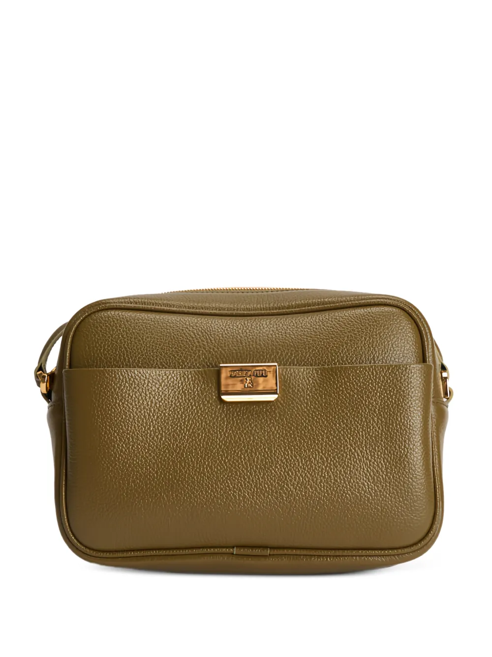 Patrizia Pepe sac à bandoulière grainé All Day à plaque logo - Vert