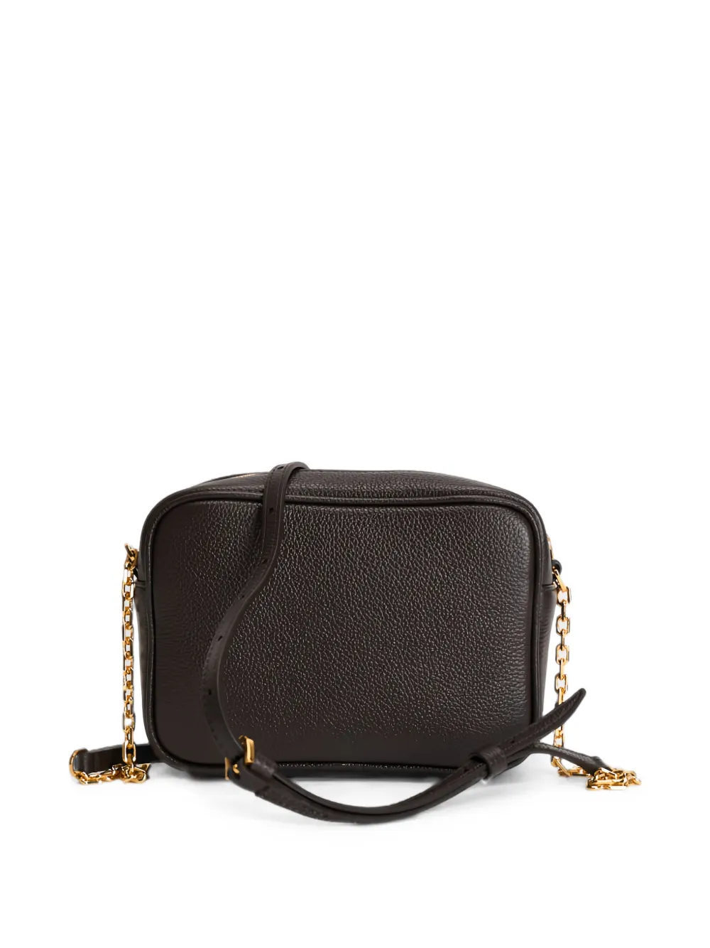 Patrizia Pepe All Day bewerkte mini-tas met logo-plakkaat Bruin