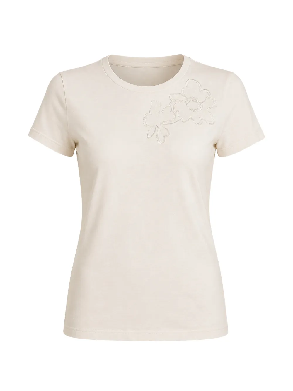 LIU JO flower-patch T-shirt - Toni neutri