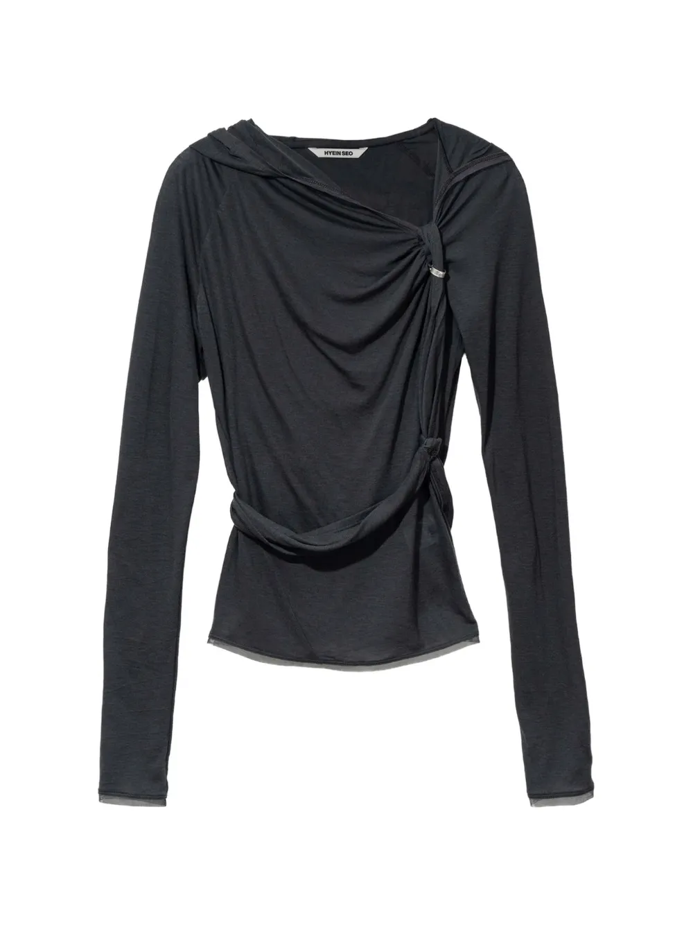 Hyein Seo knotted hooded top
