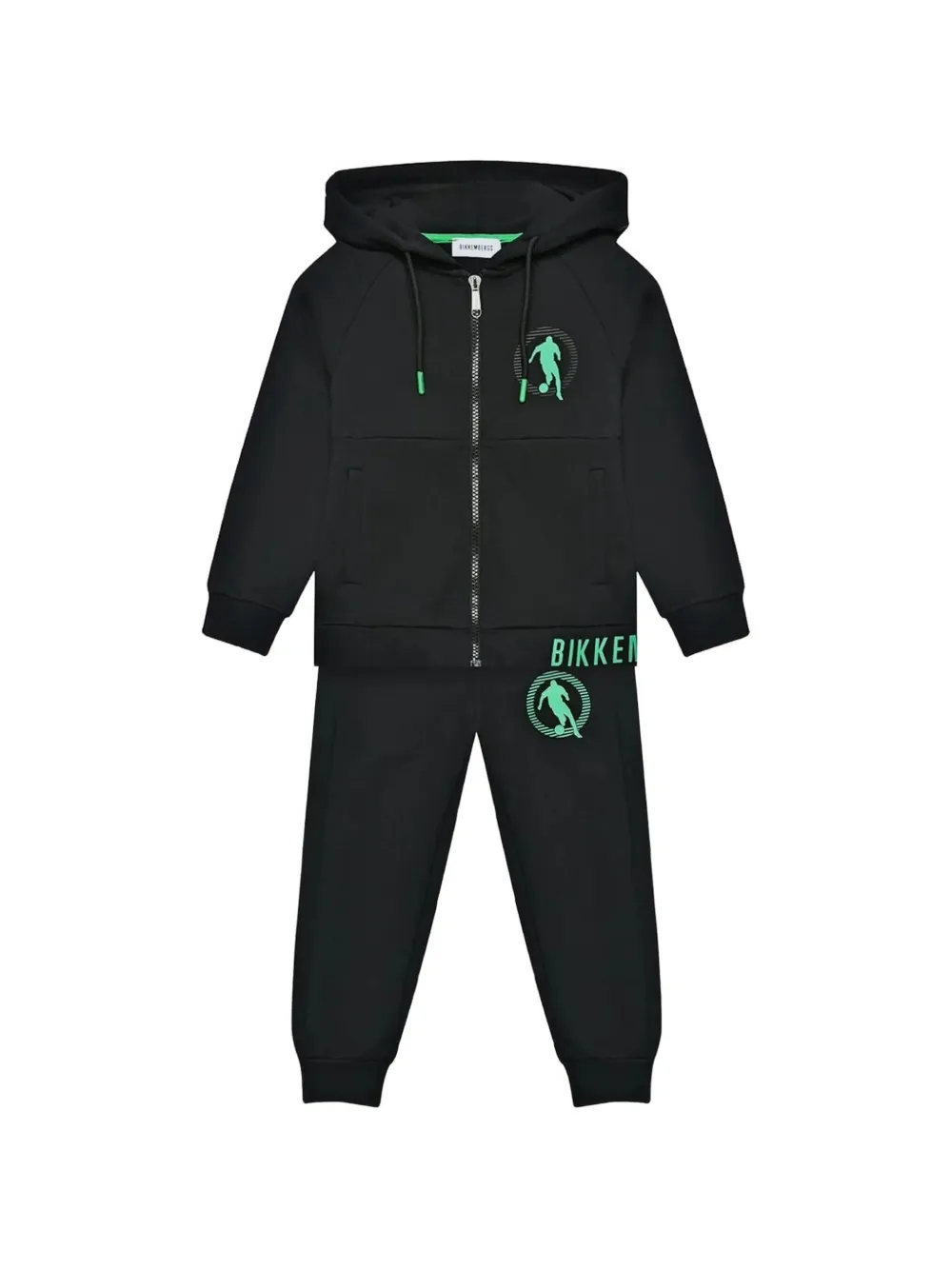 BIKKEMBERGS KIDS logo-print track pants - Nero