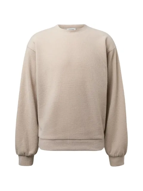Drykorn waffle-knit crew-neck sweatshirt