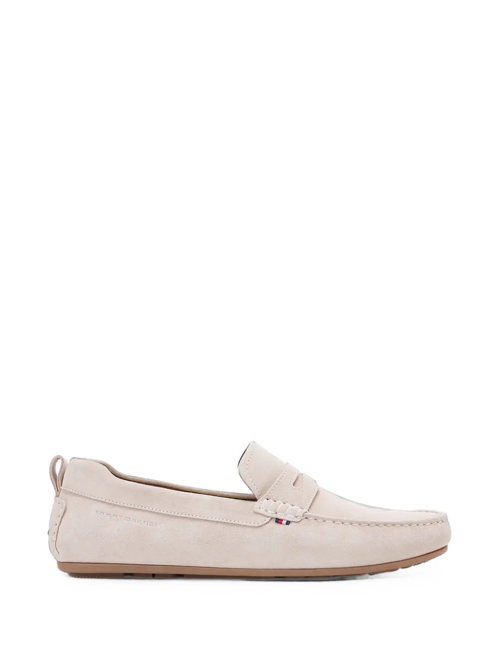 Tommy Hilfiger suede penny loafers - Toni neutri