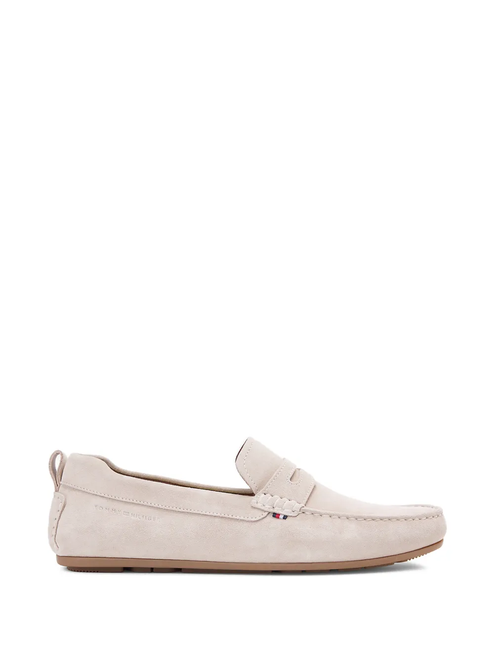 Tommy Hilfiger suede penny loafers - Toni neutri