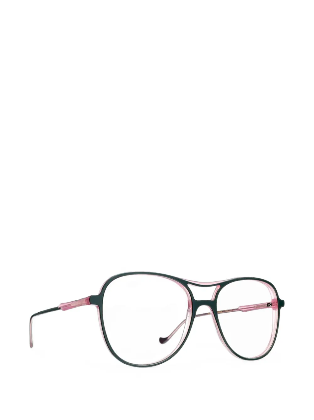Caroline Abram Nafi pilot-frame sunglasses - Verde