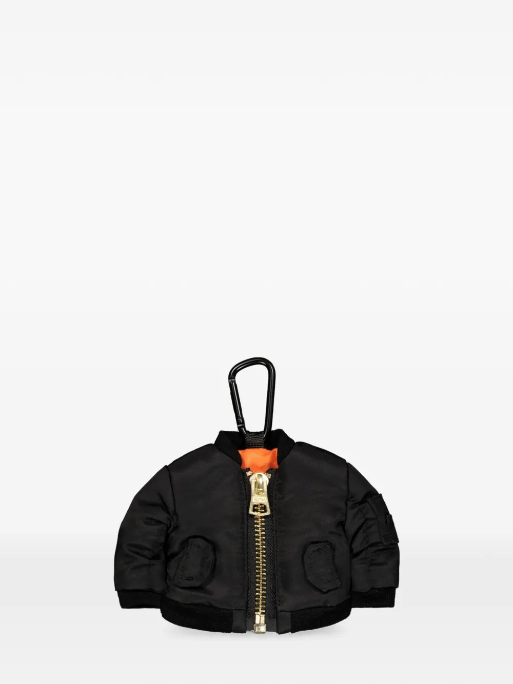Alpha Industries MA-1 bomber jacket-style coin purse - Nero