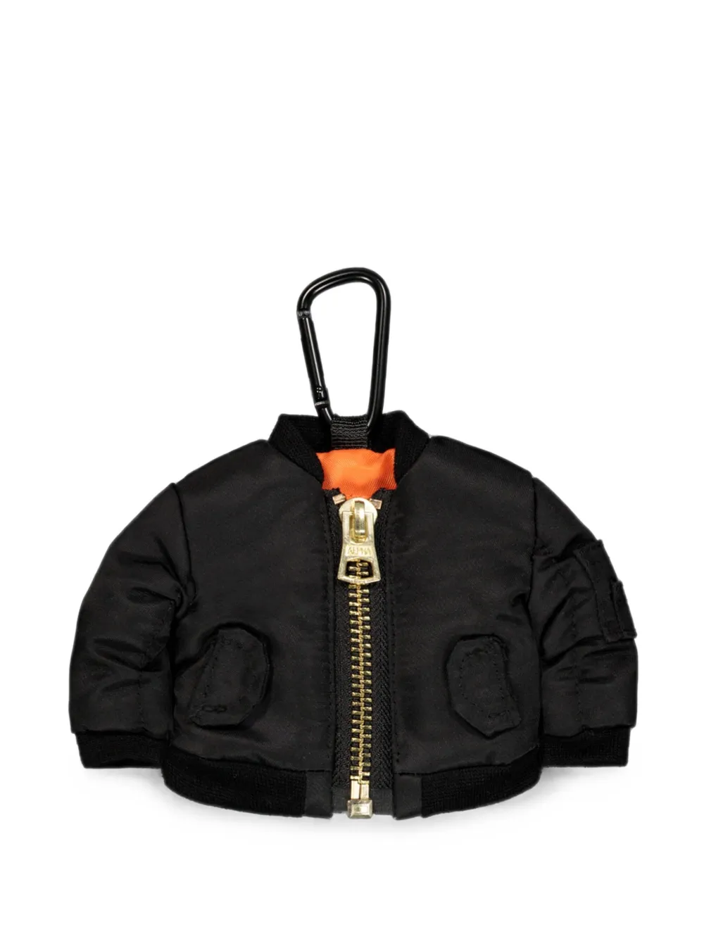 Alpha Industries MA-1 bomber jacket-style coin purse - Nero