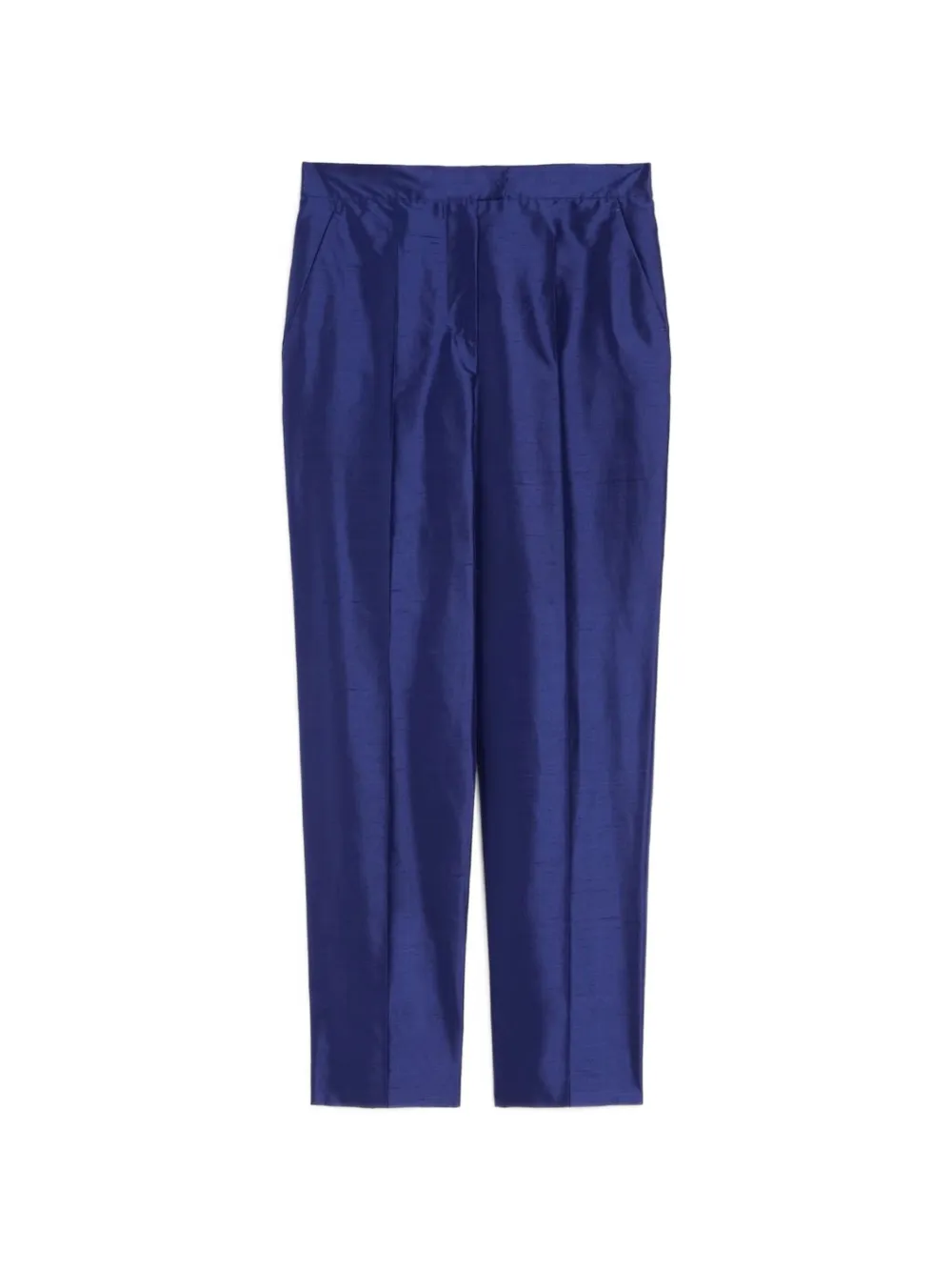 Max Mara pleated straight-leg trousers - Blu