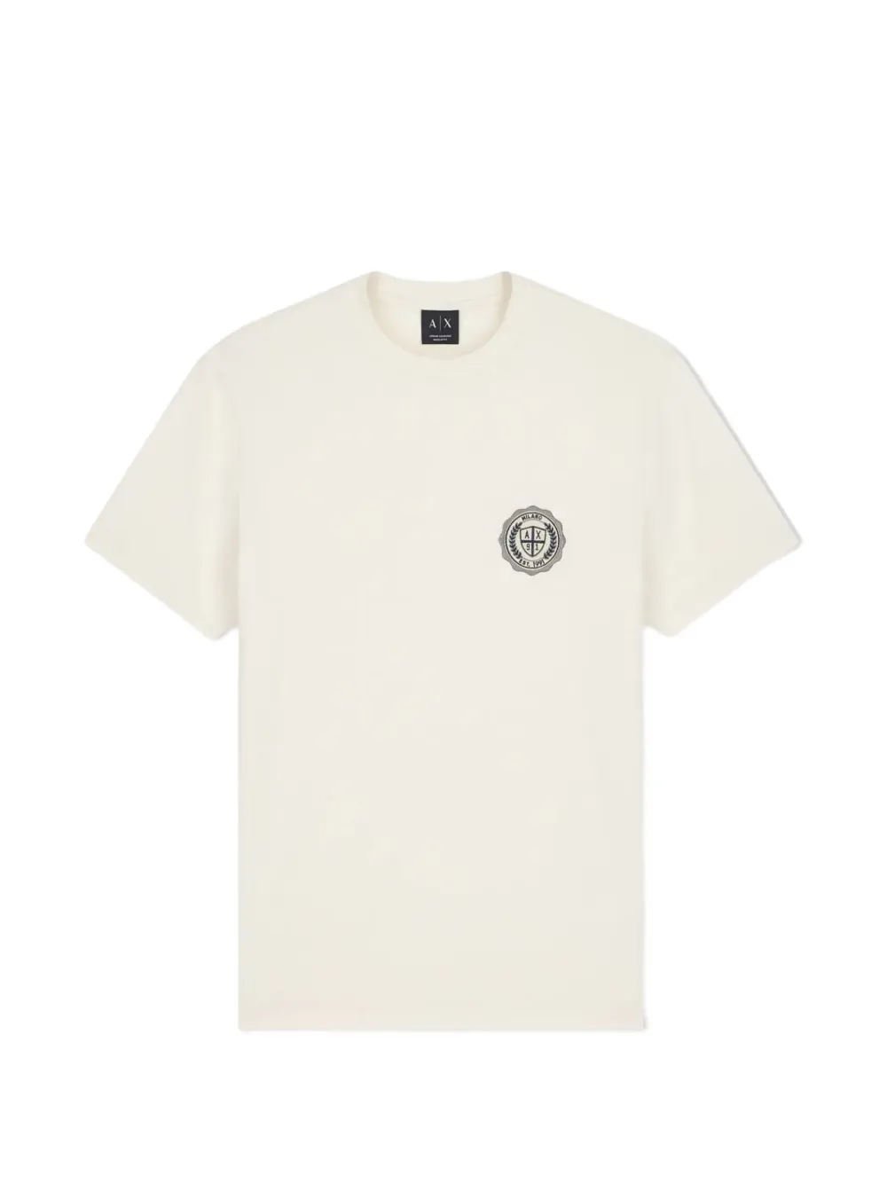 Armani Exchange T-shirt met logoprint Beige