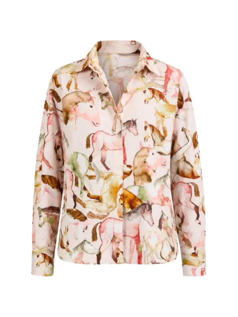 FARM Rio equestrian-print shirt