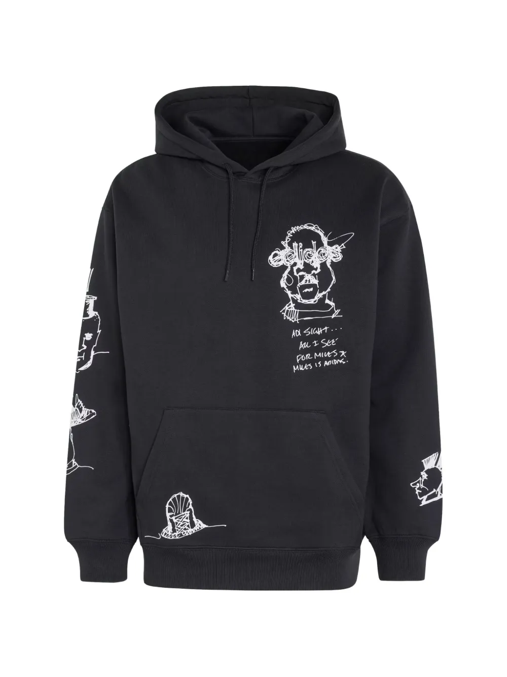 adidas Peter Moore graphic-print hoodie - Nero