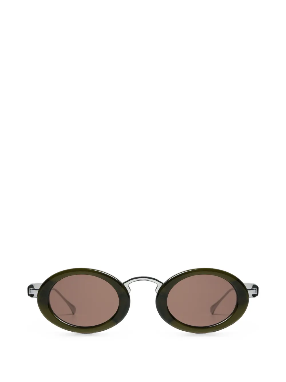 Projekt Produkt oval-frame sunglasses - Verde