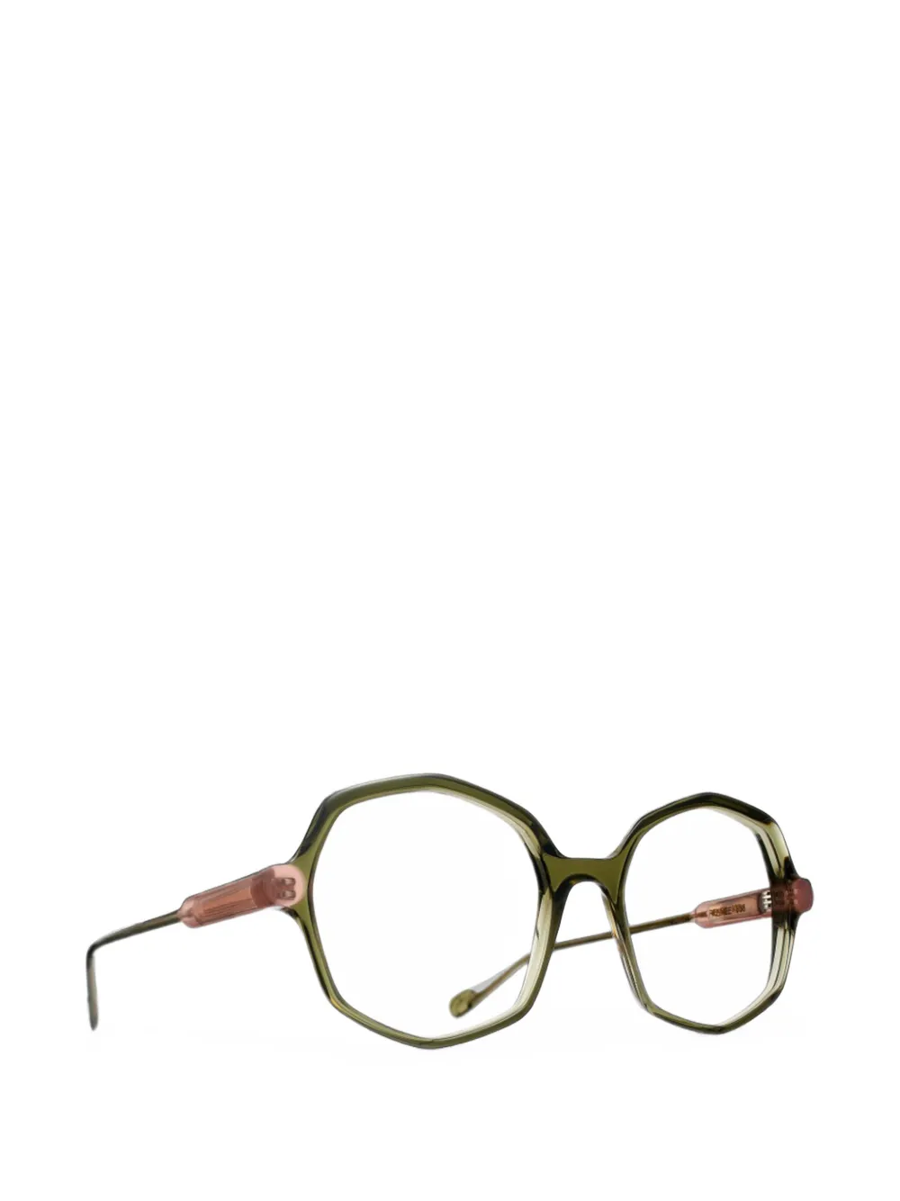 Caroline Abram Renee geometric-frame sunglasses - Grigio