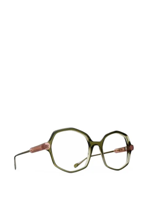 Caroline Abram Renee geometric-frame sunglasses