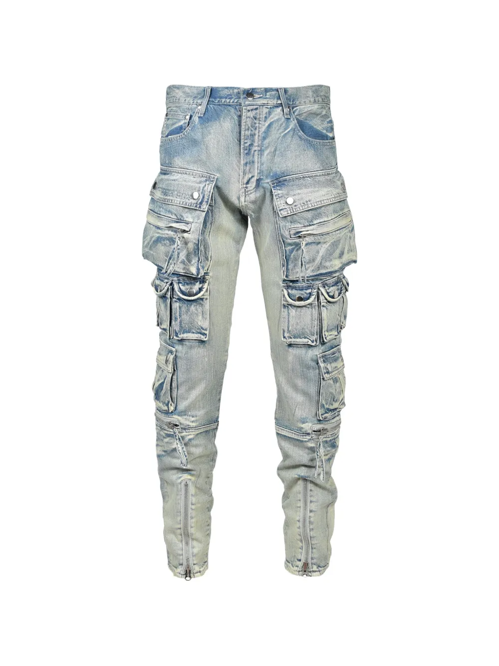 BREATH belt-loops jeans