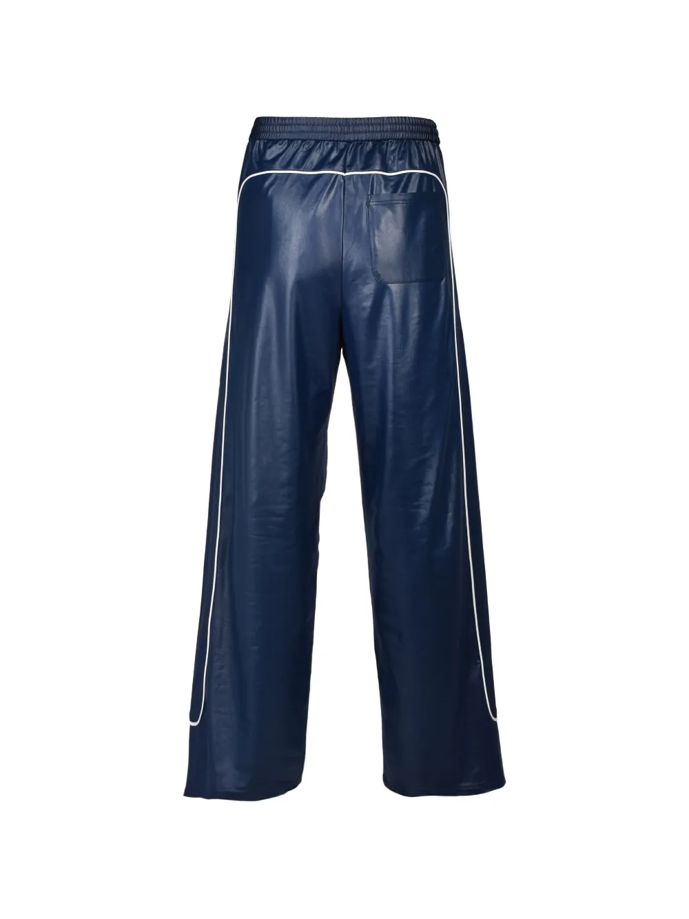 BREATH Broek met biesdetail Blauw