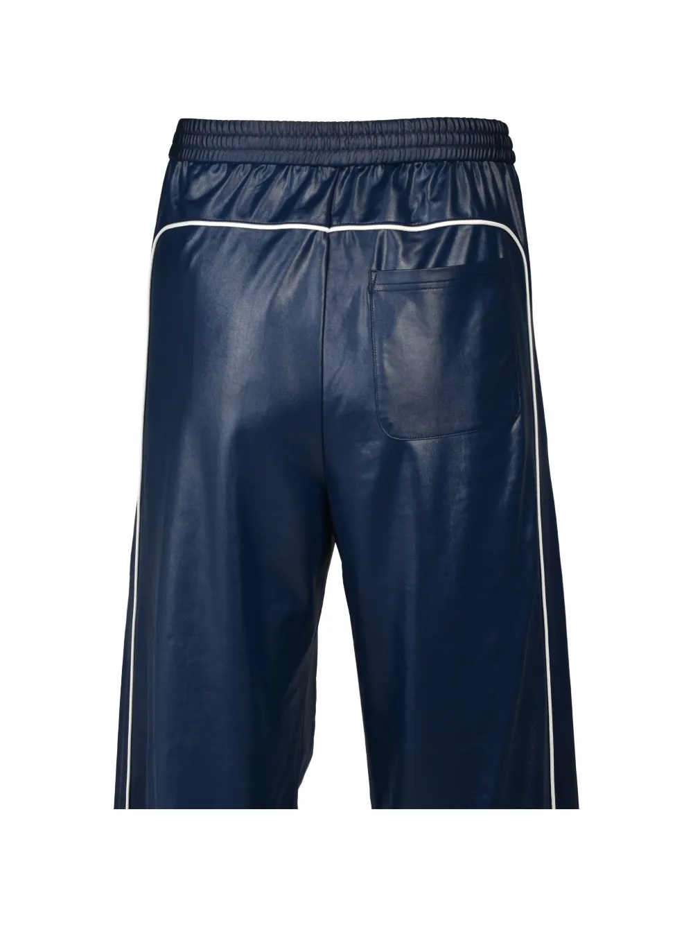 BREATH Broek met biesdetail Blauw