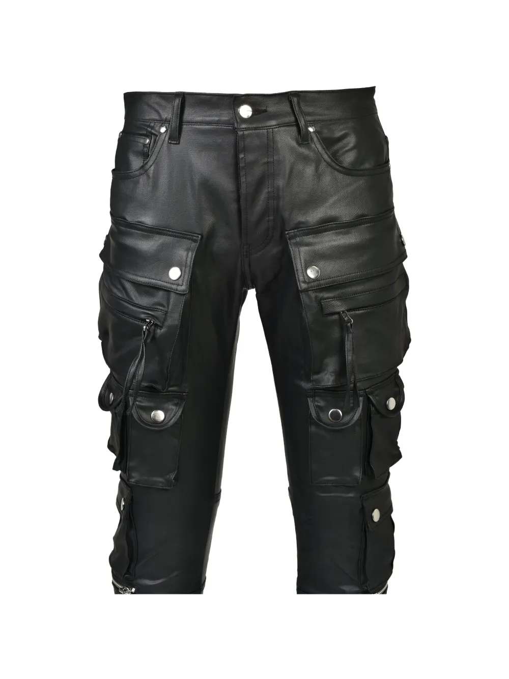BREATH Broek met riemlussen Zwart