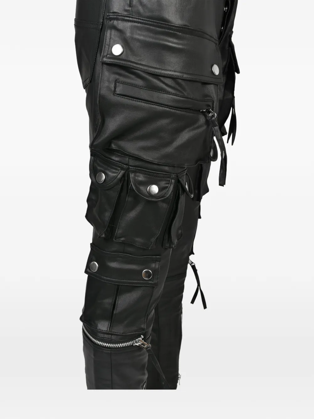 BREATH Broek met riemlussen Zwart