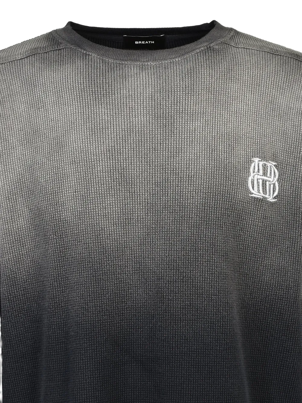 BREATH Sweater met geborduurd logo Zwart