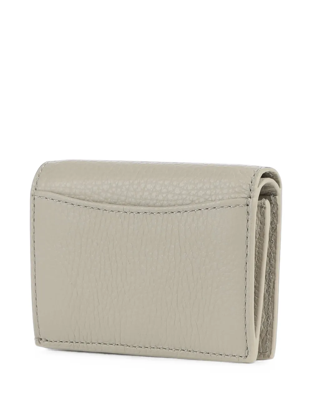 Coccinelle Kleine Metallic portemonnee Bruin
