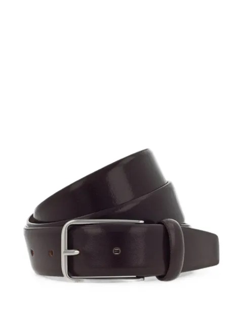 BGM LABEL buckle-fastening leather belt