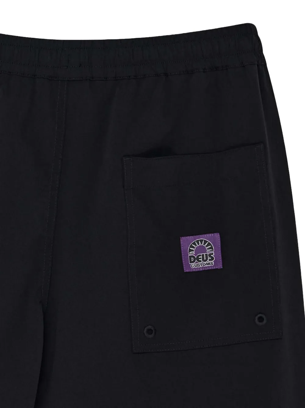 Deus Ex Machina Shorts met trekkoordtaille Zwart