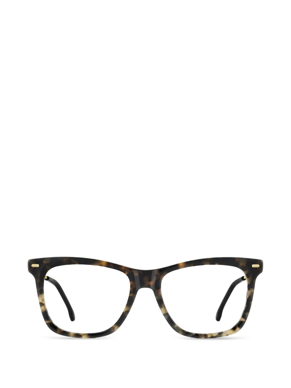 Carrera tortoiseshell-effect square-frame glasses - Braun