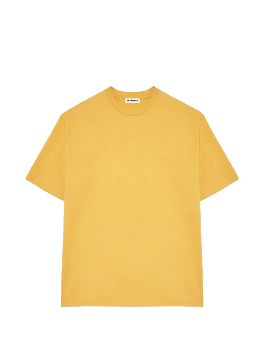 Jil Sander T-shirt met ronde hals Geel