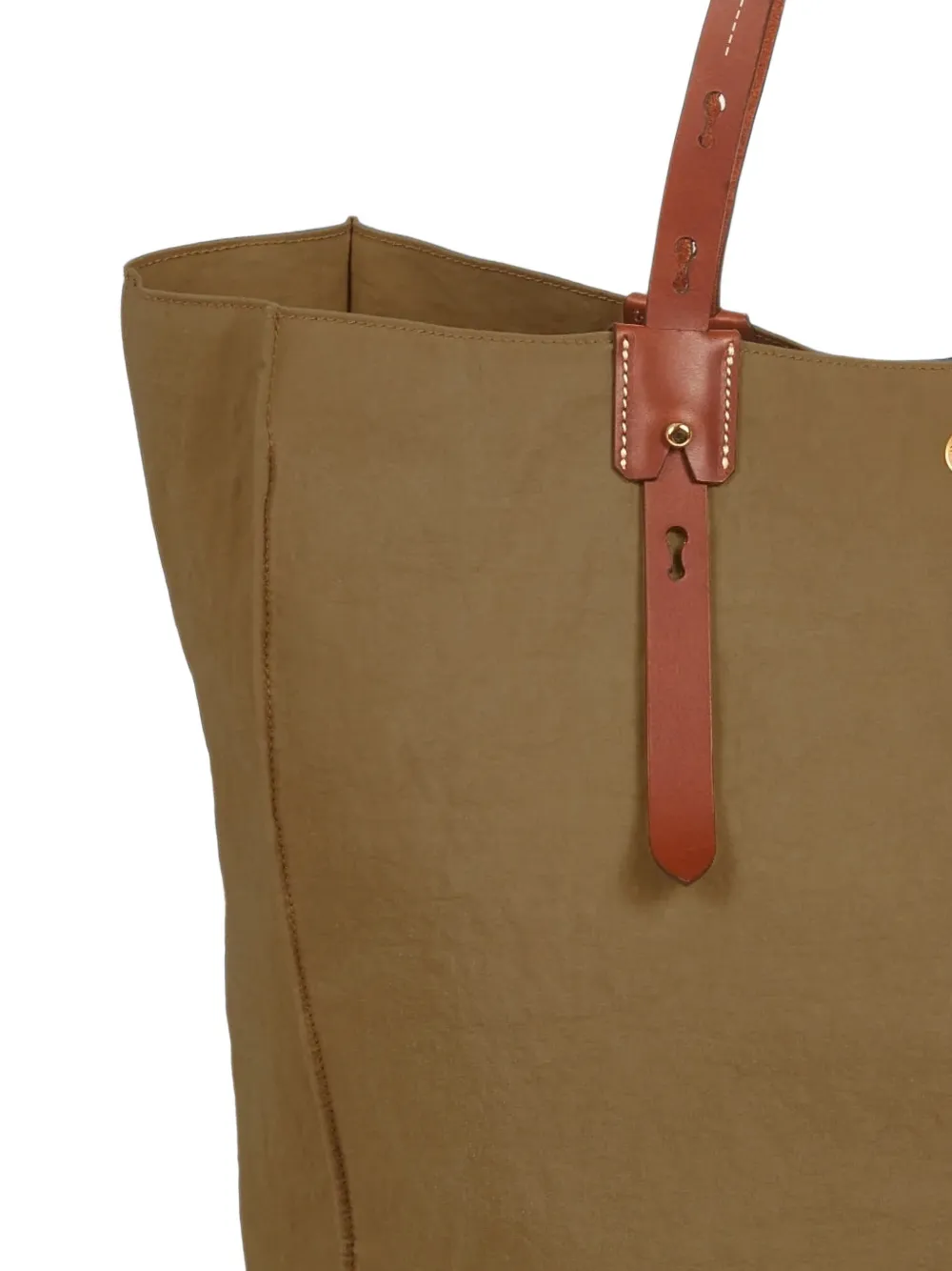 Roberta Pieri Edge shopper met twee handvatten Groen